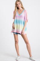 Rainbow Ombre Top