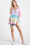 Rainbow Ombre Top