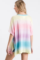 Rainbow Ombre Top