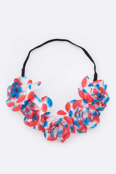 Love My USA Floral Headband