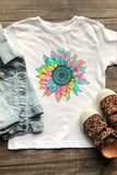 LR Minis Tie Dye Sunflower Tee