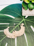 Ivory Tassel Earring