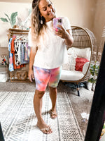 Rainbow Tie Dye Biker Shorts