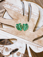 The Palm GREEN Earring