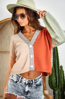 Trendy Color Blocked Top